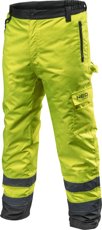 Neo Spodnie robocze ostrzegawcze ocieplane żółte rozmiar S (81-760-S)