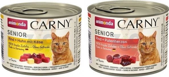 Animonda ANIMONDA Cat Carny Senior MIX smaków 12 x 200g