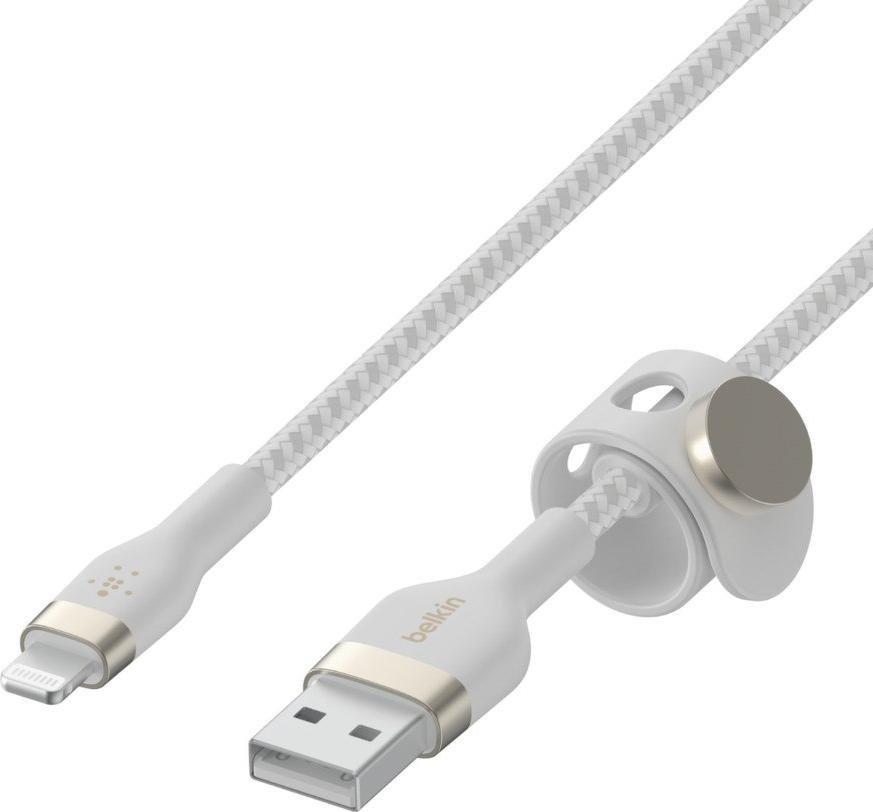 Kabel USB Belkin USB-A - Lightning 2 m Biały (CAA010BT2MWH)
