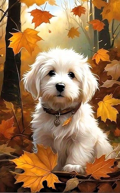 Norimpex Diamentowa mozaika - Pies maltańczyk