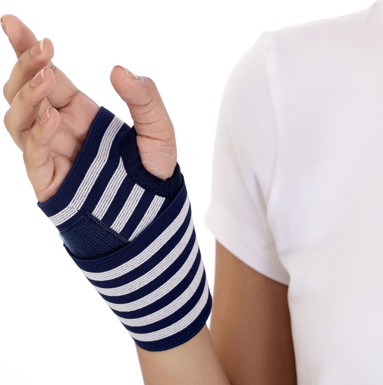 TYNOR Opaska Nadgarstka Elastyczna Stabilizator Ściągacz