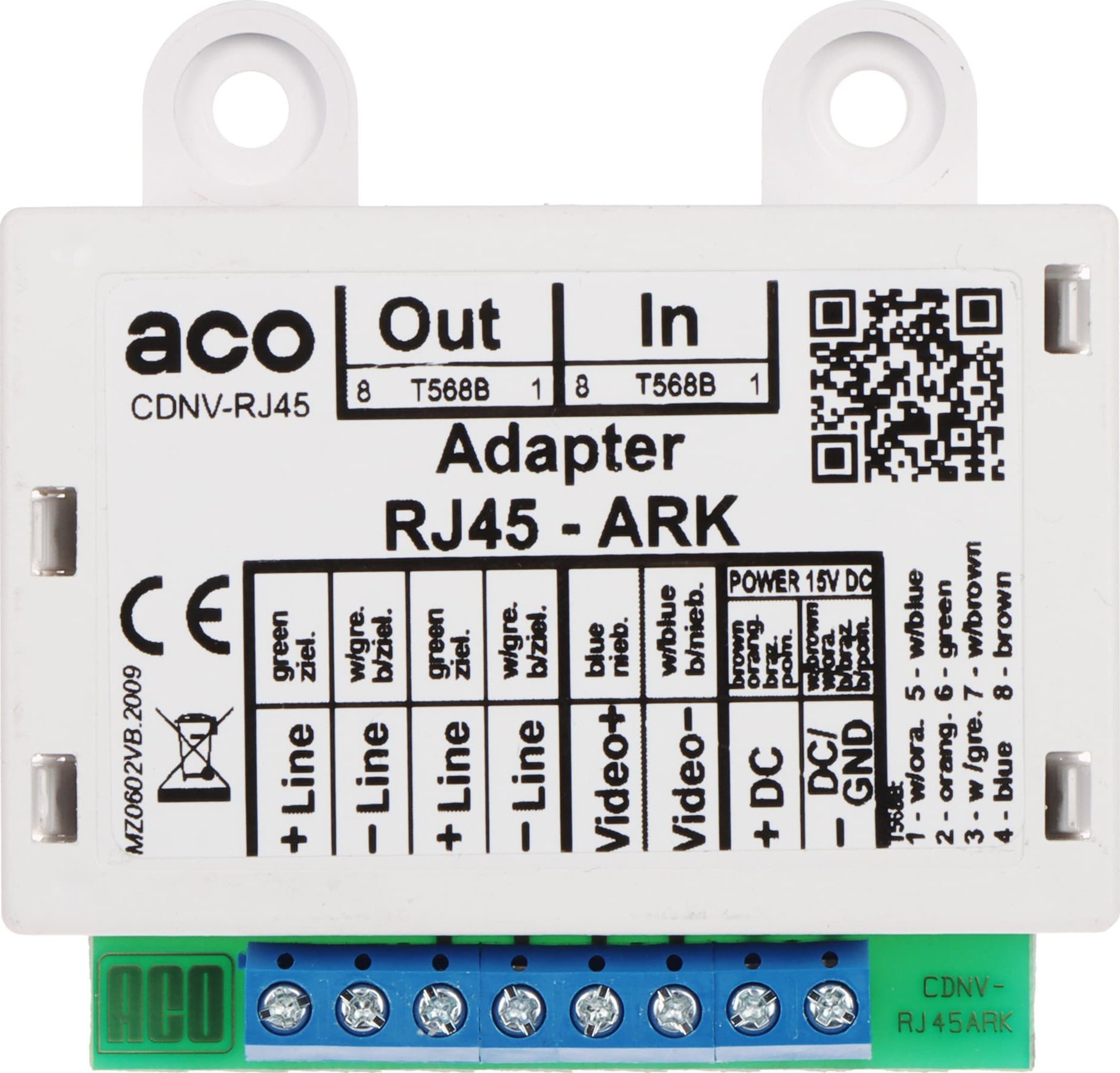 KONWERTER RJ45 CDNV-RJ45 ACO