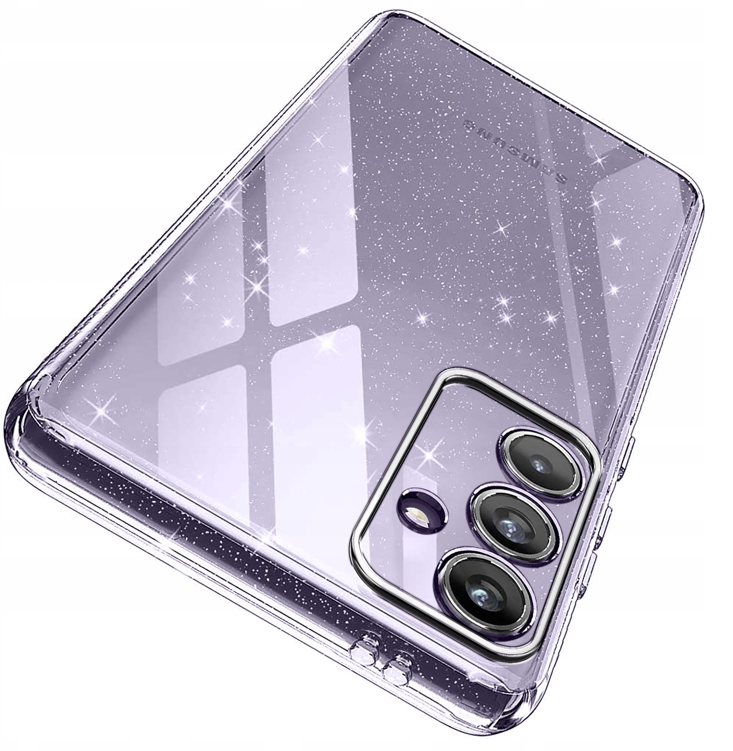 Etui do Samsung Galaxy S24 SILICONE BROKAT CASE PLECKI + SZKŁO OCHRONNE 9H