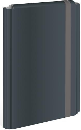 Interdruk Teczka z gumką A4 twarda oprawa czarna