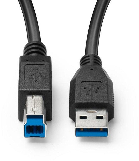 Kabel USB MicroConnect USB-A - USB-B 5 m Czarny (USB 3.0 A-B 5m M-M, Black)