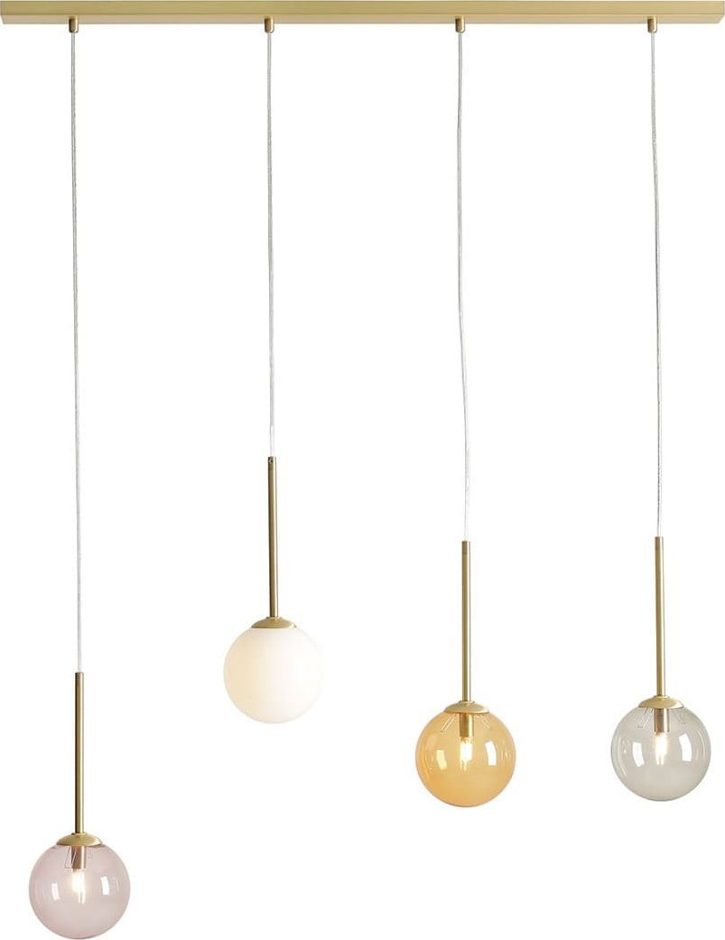 Lampa wisząca Aldex Molekułowa lampa wisząca Bosso 1119L40 Aldex balls kolorowa mosiądz