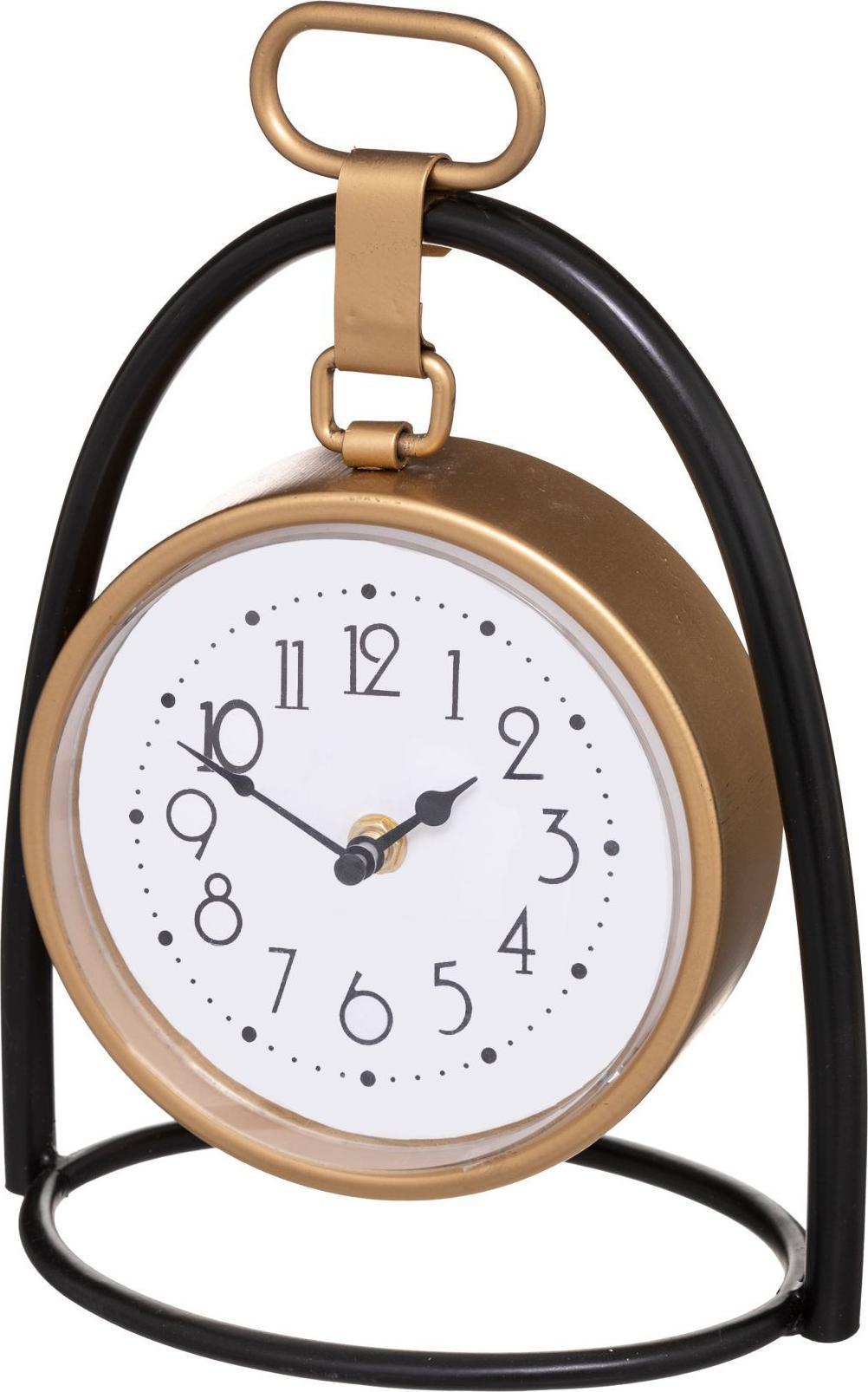 Atmosphera Cichy zegarek ZEGAR KLASYCZNY Na złotym stojaku