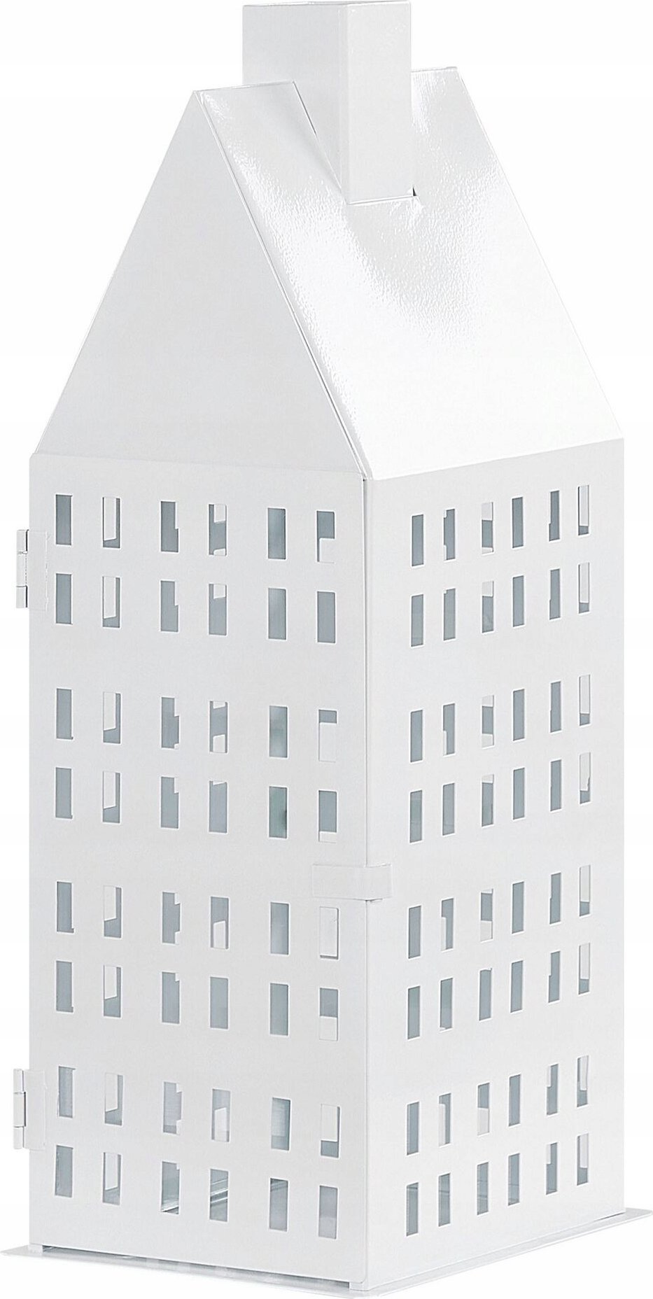 Beliani Lampion metalowy 40 cm biały DOLOK!