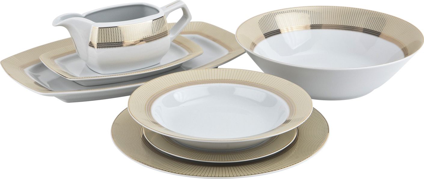 Ćmielów Serwis obiadowy 6/22 Amaro Gold