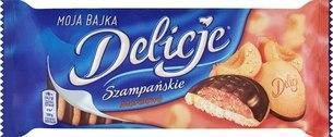 Wedel Ciastka DELICJE Szampańskie morela 147g