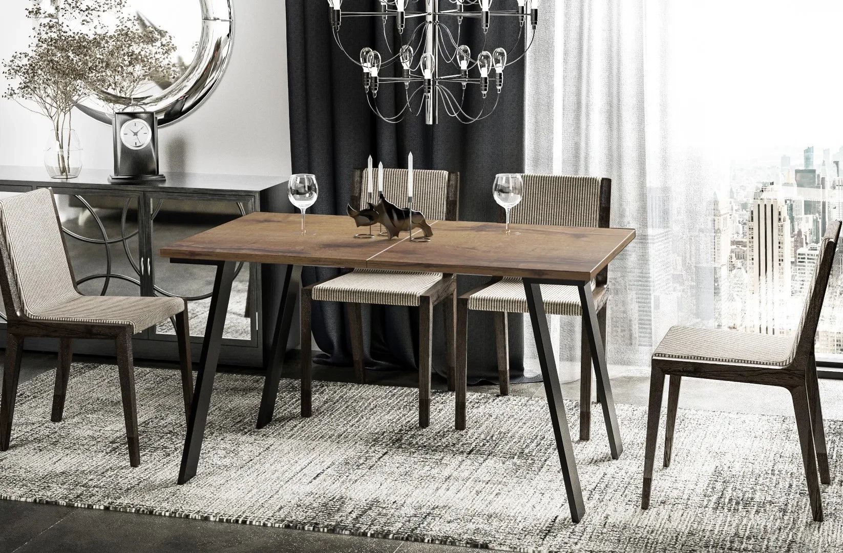 Stół rozkładany LIWIA 130(210)x80 dąb monastery ENDO