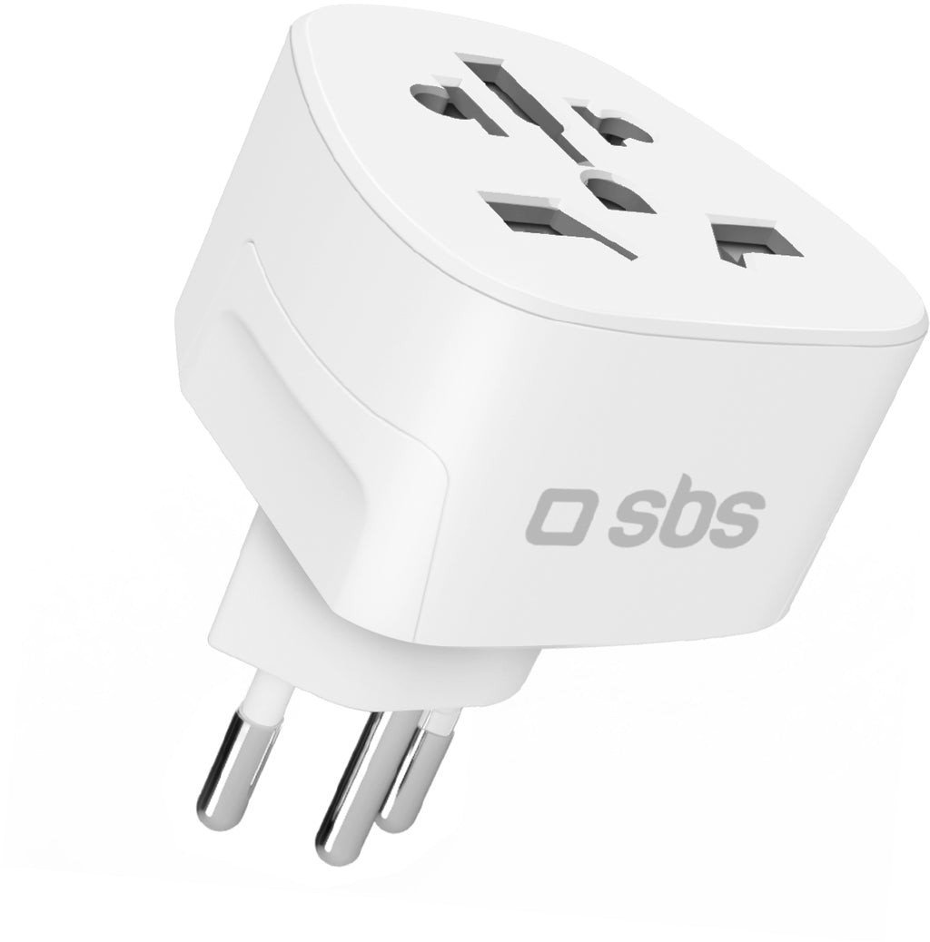 Adapter podróżny SBS CH - uniwersalny - biały
