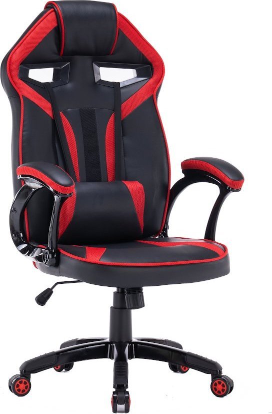 Fotel Elior Dexero czarno-czerwony