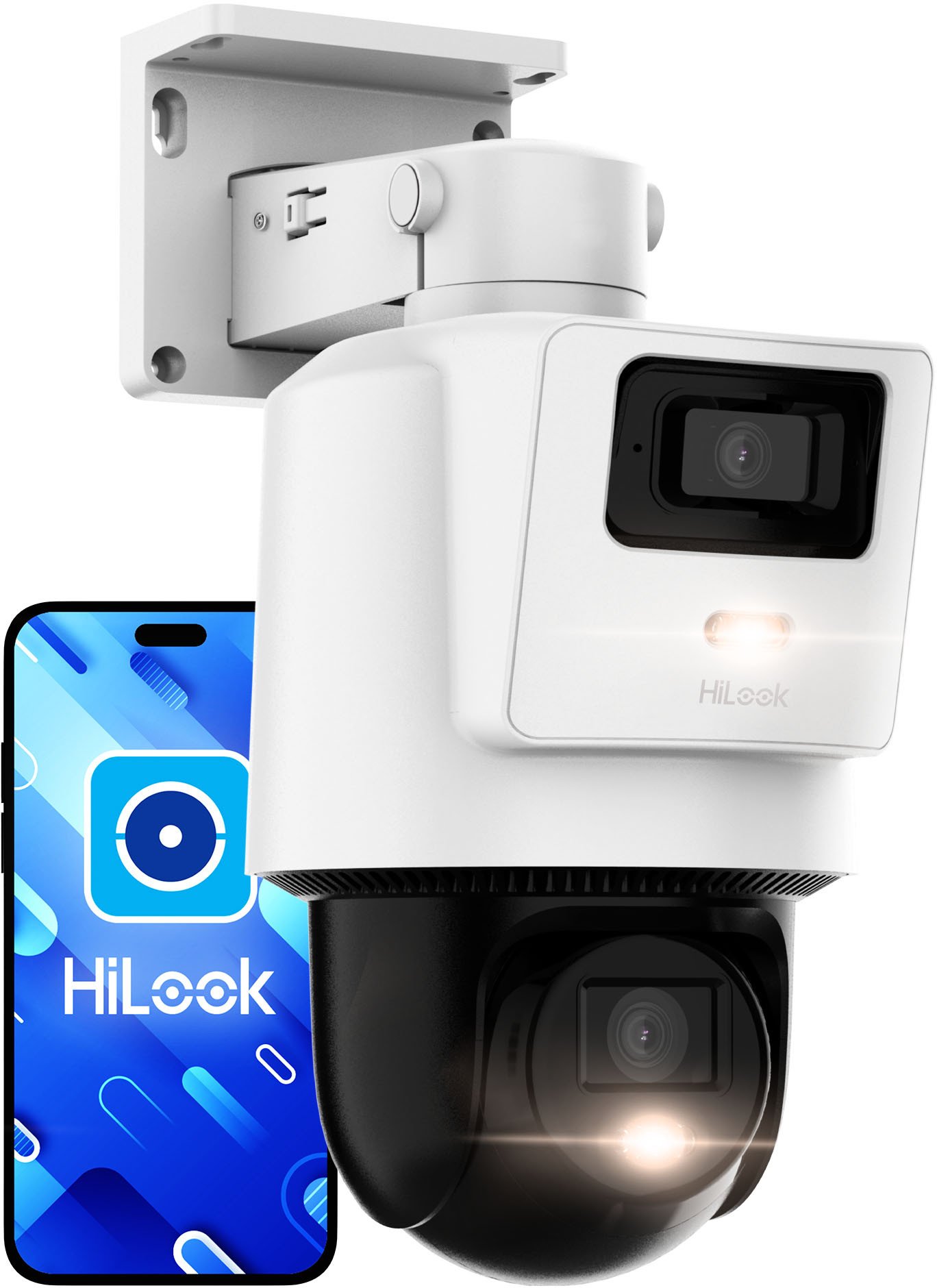 Kamera IP HiLook Kamera IP obrotowa PTZ-N2D400M-DE/14(PTZ-D4) TandemVu by Hikvision