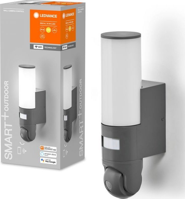 Kinkiet Osram LEDVANCE Kinkiet Ogrodowy LED CZUJNIK KAMERA WiFi
