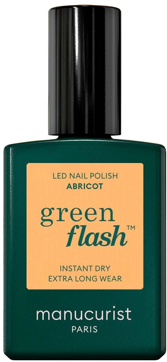 MANUCURIST_Green Flash Led Gel Nail Lacquer lakier do paznokci Abricot 15ml