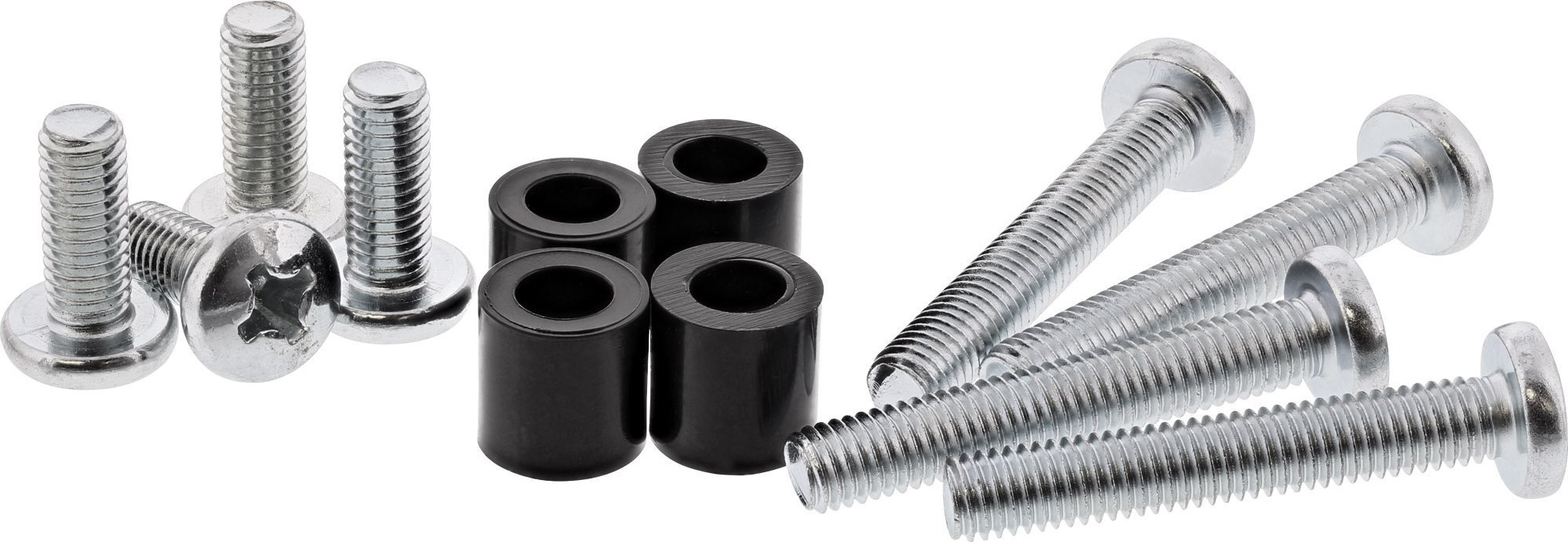 InLine InLine® 8pcs. Screw set 4x M8x20mm/M8x50mm and 4x 15mm spacers for wall mount, for Samsung-TV