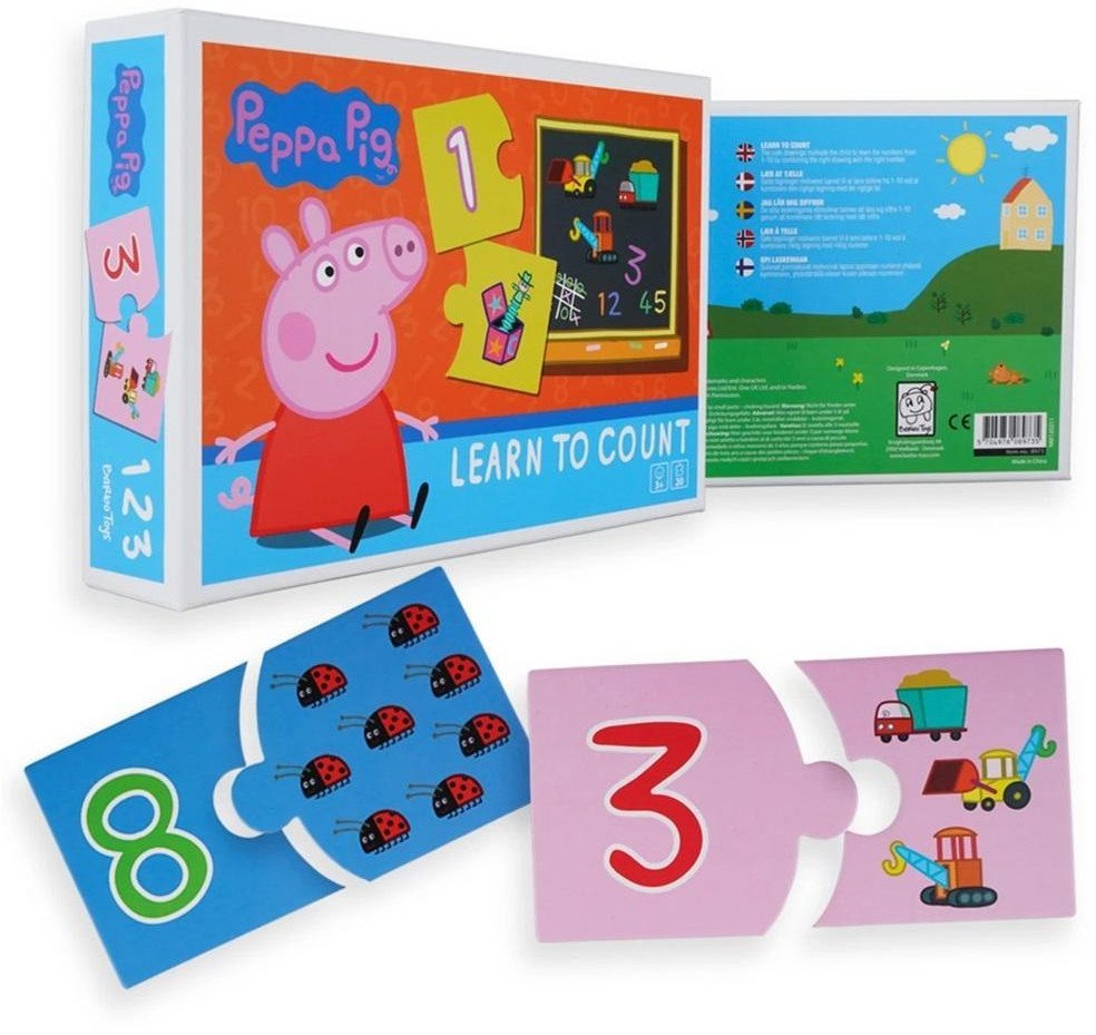 Puzzle 10 układanek 20el Świnka Peppa