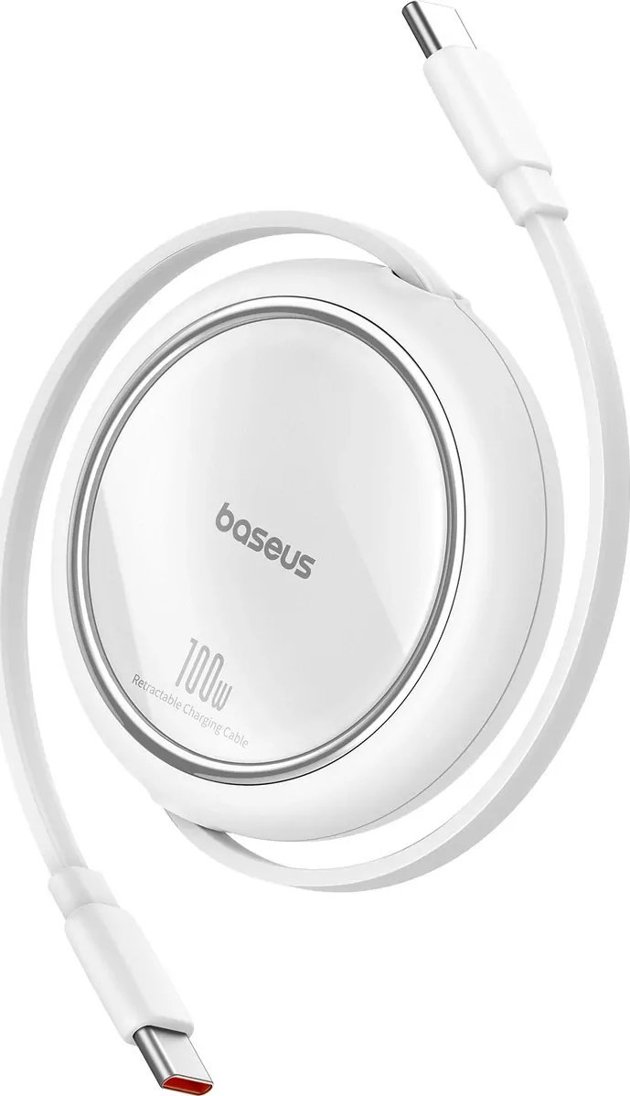 Kabel USB Baseus USB-C - USB-C 1 m Biały (P10364500211-00)