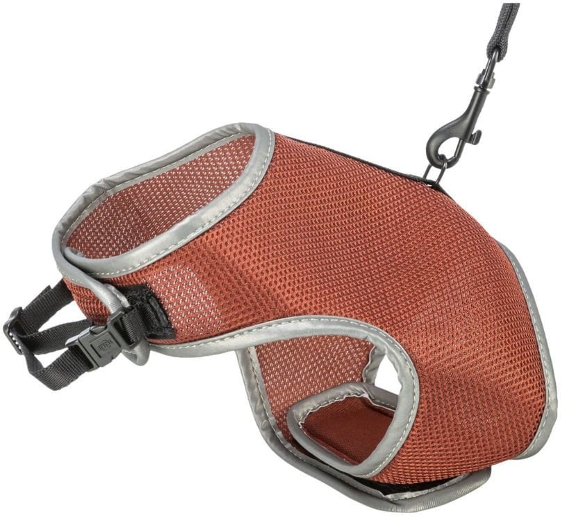 Trixie Soft harness cat, with lead, 24–42 cm, 1.20 m, rust