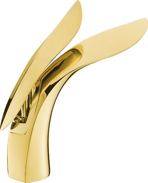 Bateria umywalkowa Mexen Foja stojąca złoty