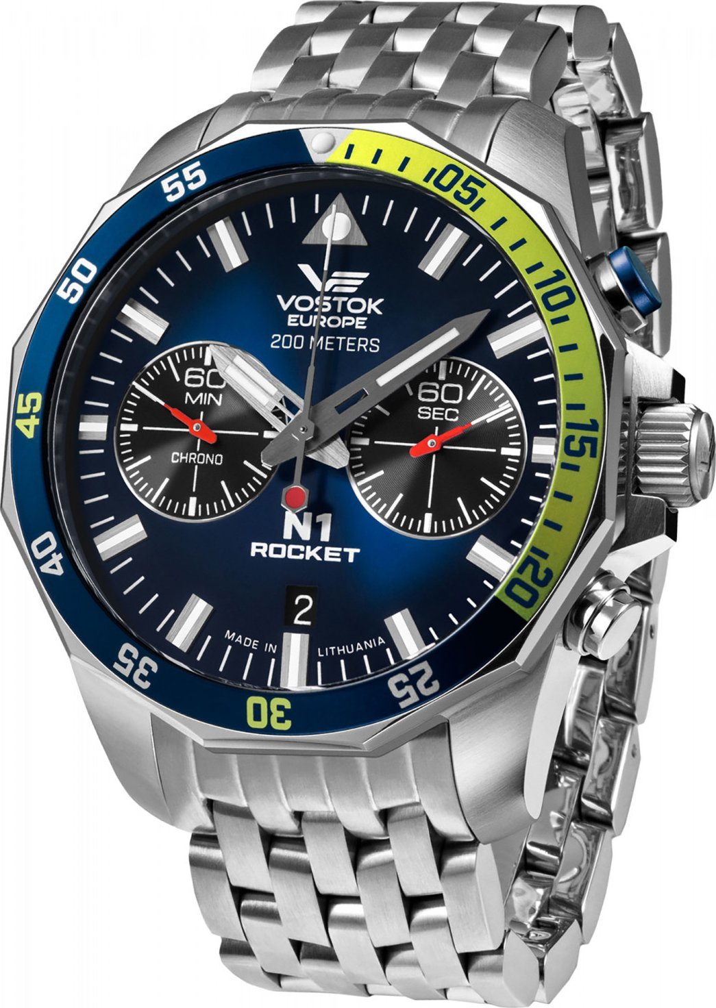 Zegarek Vostok Europe Zegarek męski Vostok Europe 6S21-225A708B srebrny