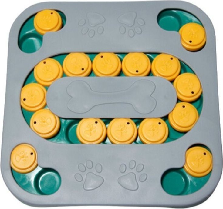 ZABAWKA EDUKACYJNA DLA PSA GRA NA PRZYSMAKI WĘCHOWA INTERAKRTWNA PUZZLE