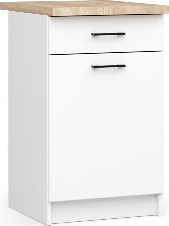 Fabryka Mebli Akord SZAFKA KUCHENNA OLIWIA S 50cm 1D 1S BIAŁA
