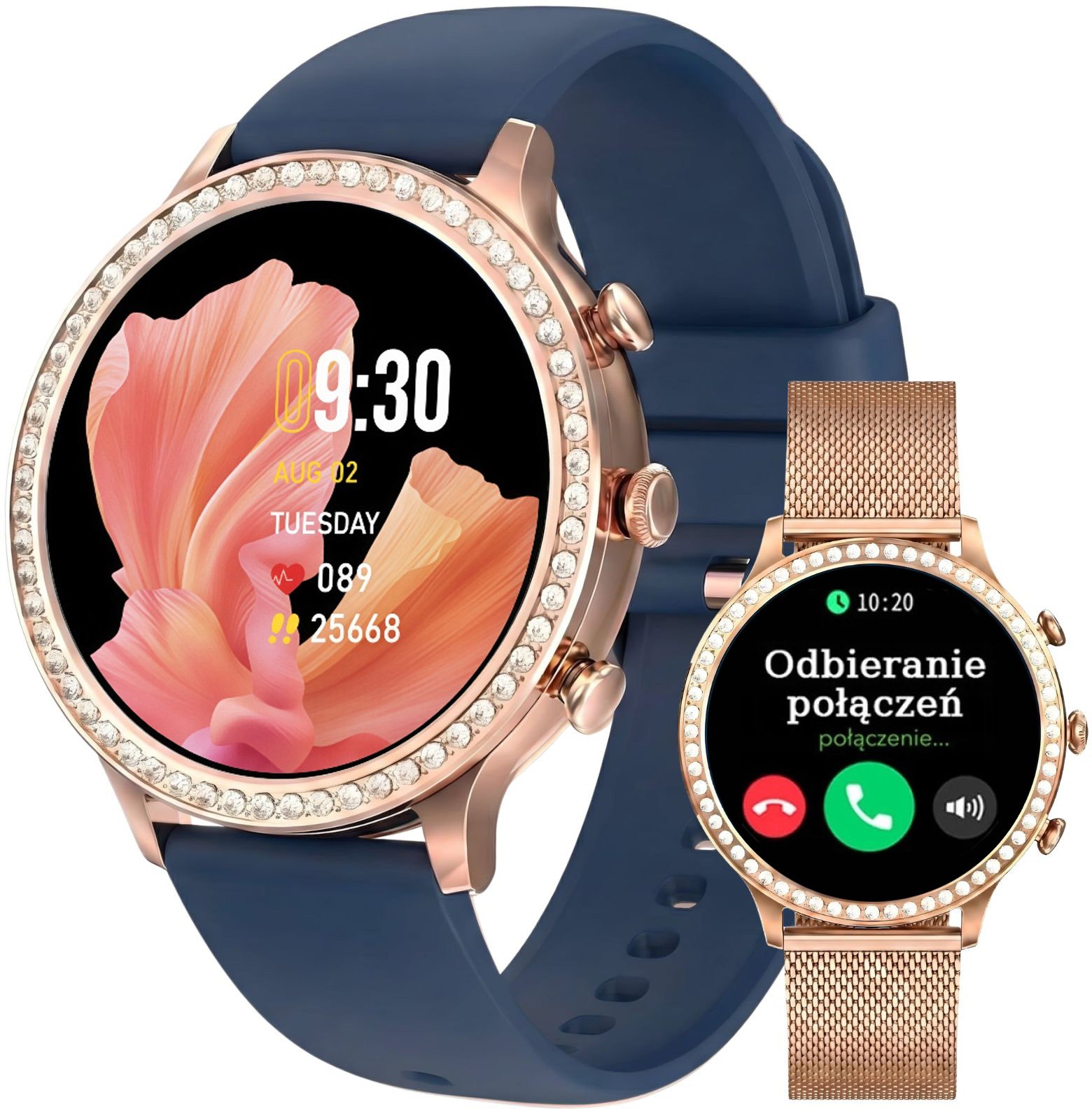 SMARTWATCH Damski Gravity GT5-6 GD/GD/BU