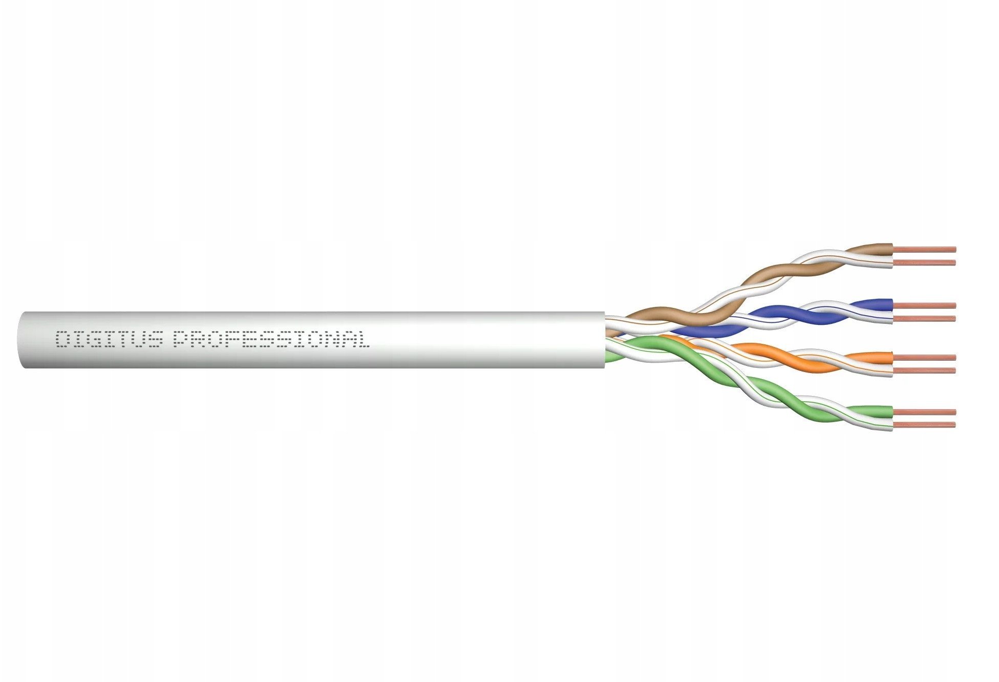 Kabel instalacyjny DIGITUS kat.5e, U/UTP, B2ca, AWG 24/1, LSOH, 500m, szary, szpula