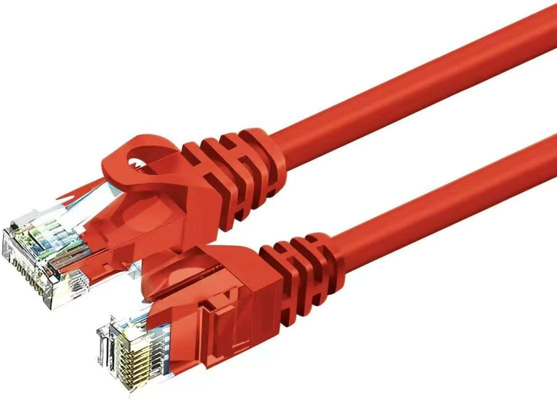 ZOY Kabel Sieciowy Ethernet Cat. 6 UTP CCA Czerwony 2m
