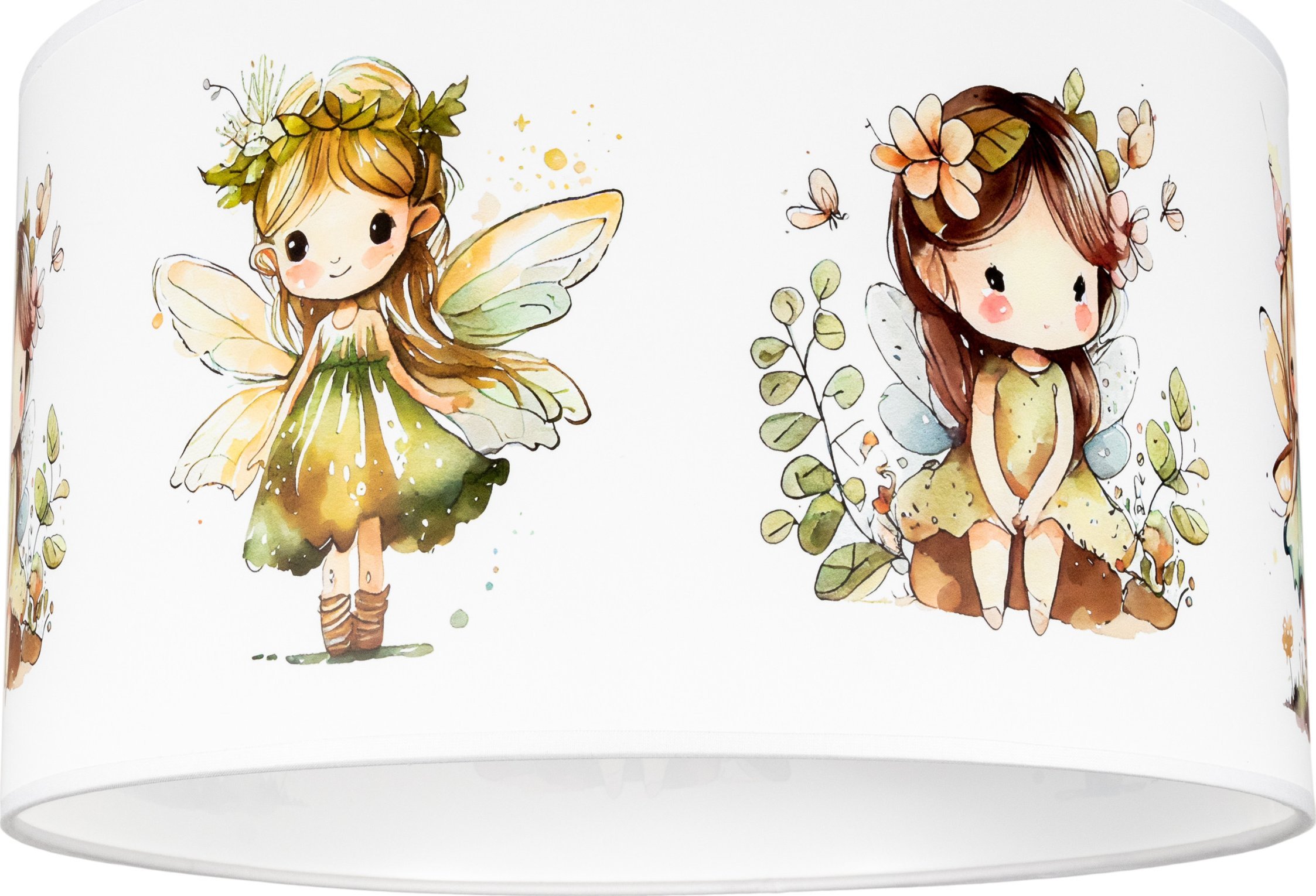 BELIS Lampa sufitowa dziecięca plafon WRÓŻKI FAIRIES biała 1 x E27 0935