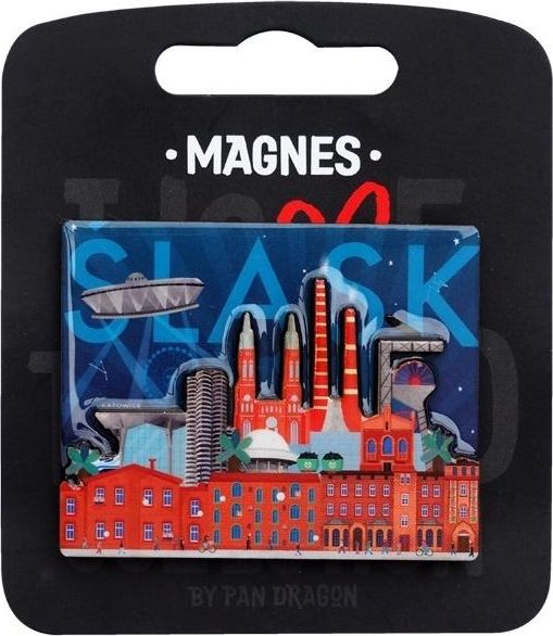 Pan Dragon Magnes I love Poland Śląsk ILP-MAG-C-KAT-19