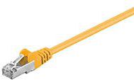 Goobay Patchcord CAT5e SF/UTP 5m Żółtym (68068)