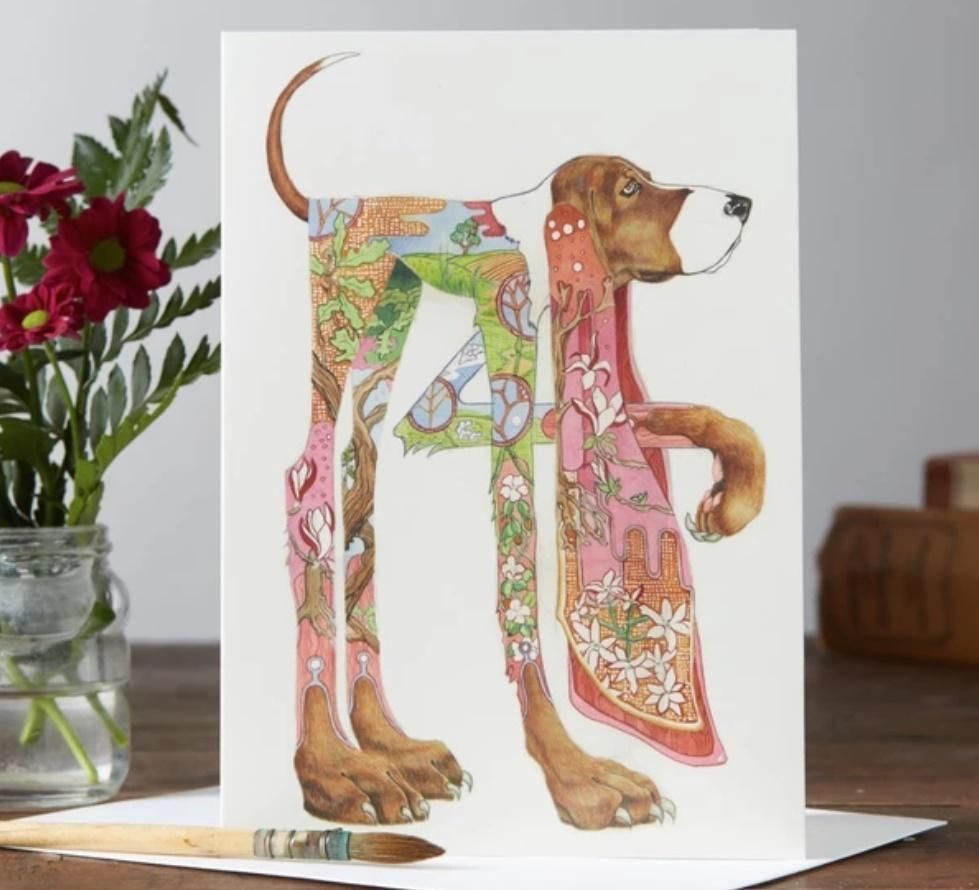 DM Collection Karnet A009 B6 + koperta Pies ogar