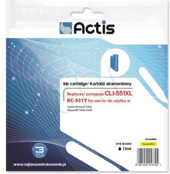 Tusz Actis KC-551Y (Canon CLI-551Y)