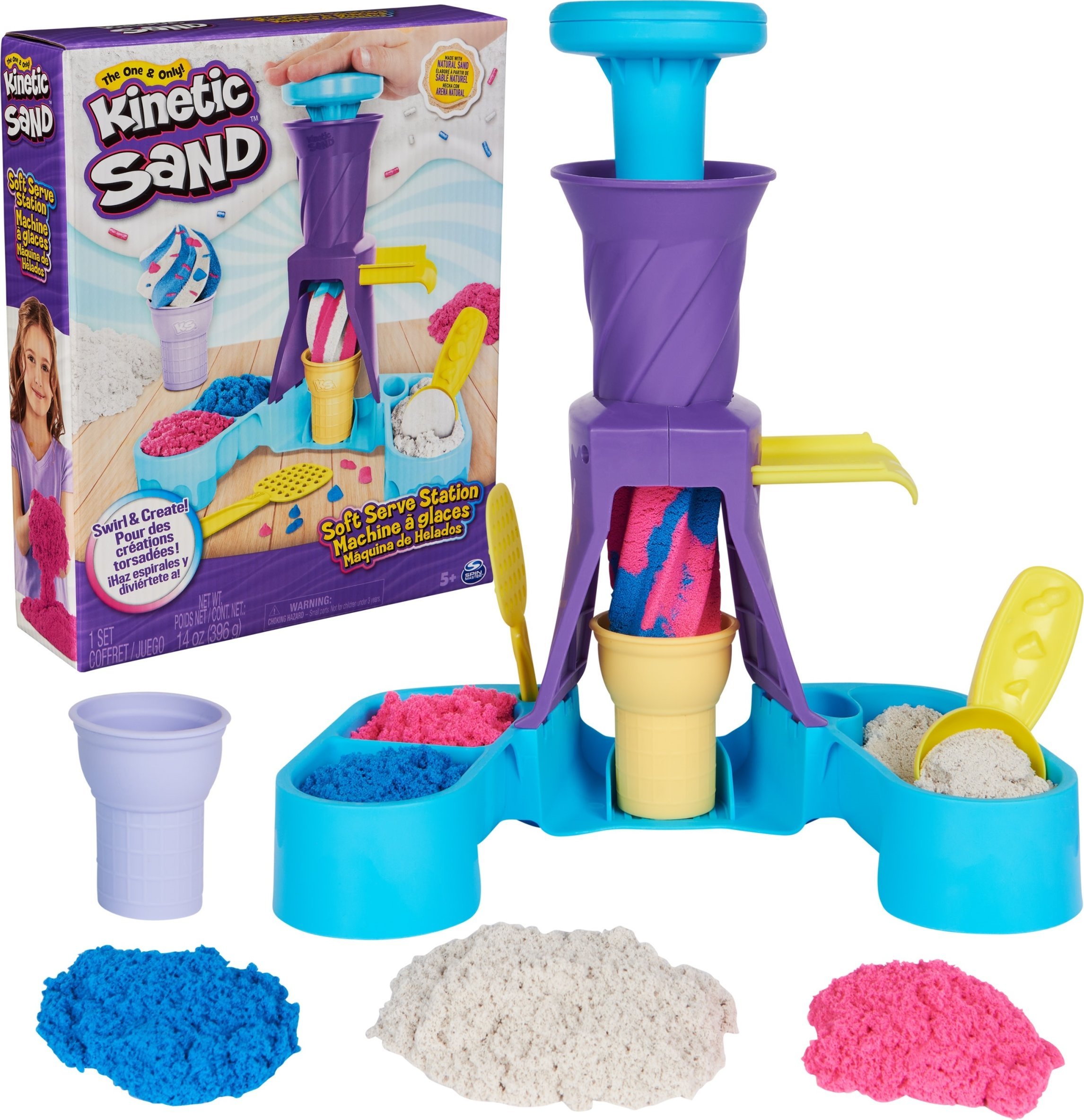 Spin Master Piasek kinetyczny Kinetic Sand - Wytwórnia lodów