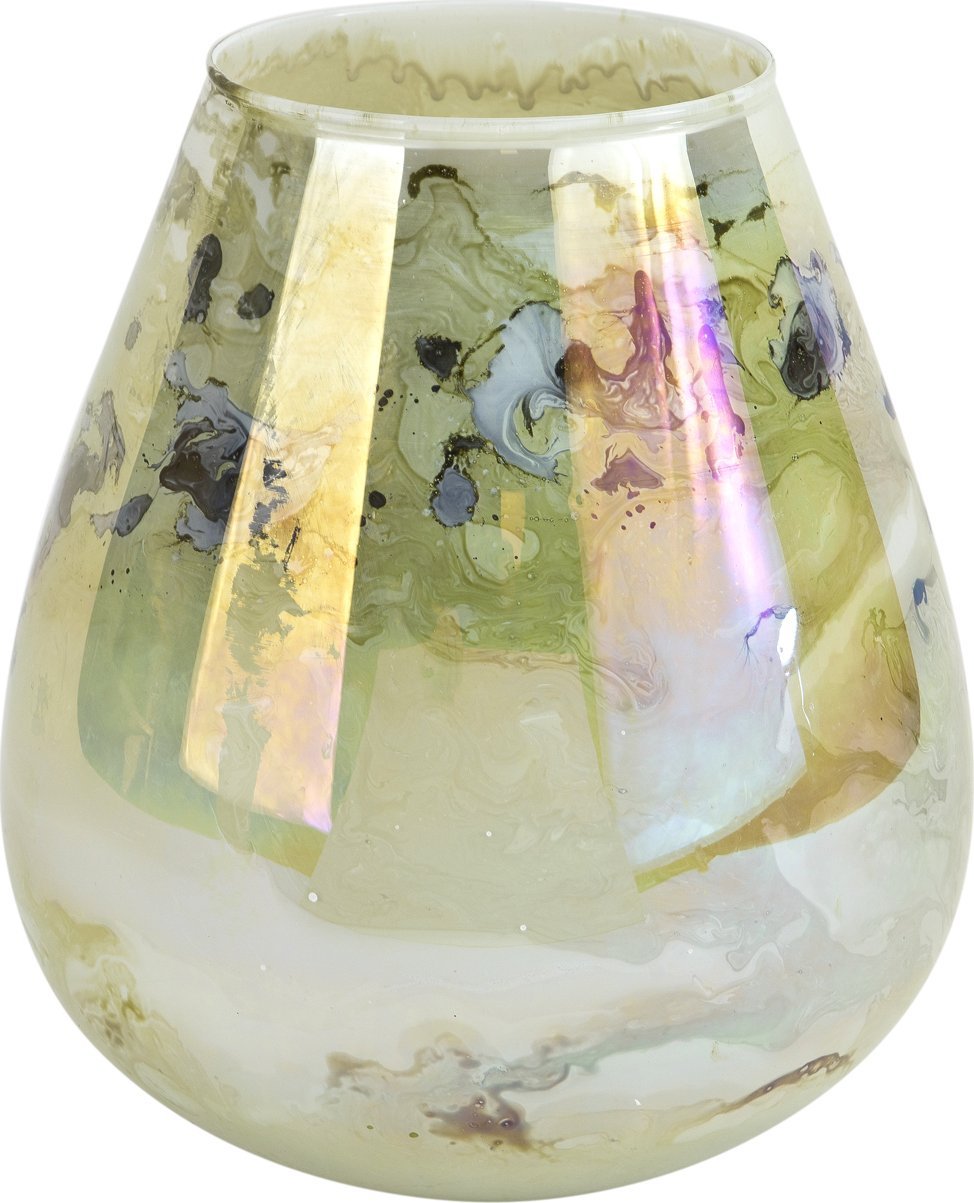 Dekor Pap Wazon szklany 23cm abstrakcja