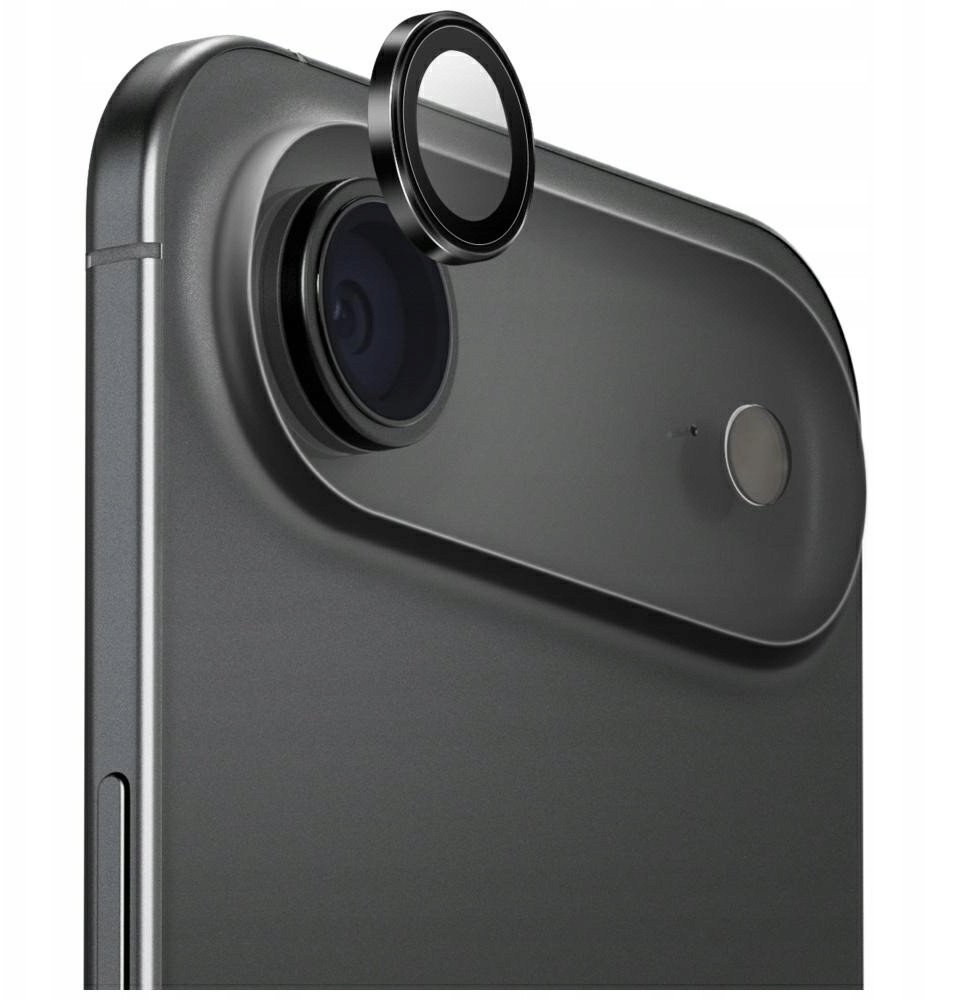 UNIQ Optix Aluminum Camera Lens Protector for iPhone 17 Air with Applicator, Black