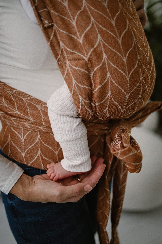 Nosidełko Kavka Handy Pro: Hazelnut Braid (No cotton) Regulowane