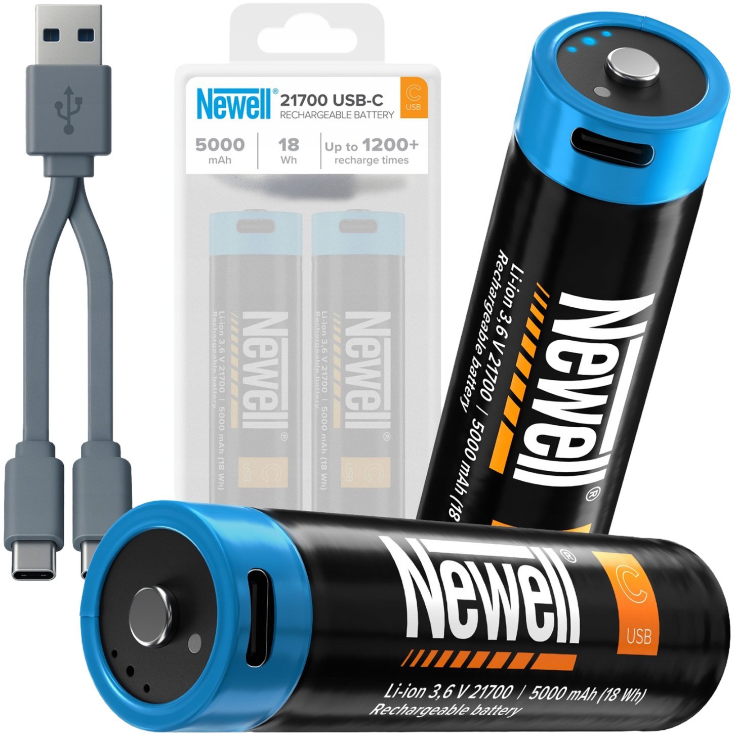 NEWELL NL4209 Akumulator 21700 USB-C 5000 mAh 2 szt. blister