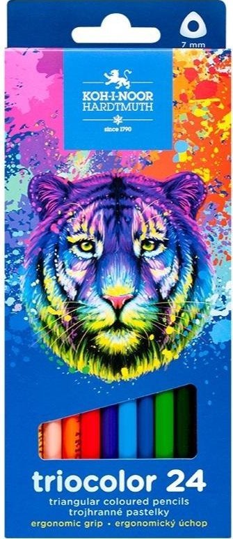 Kredki Triocolor Tygrys 24 kolory