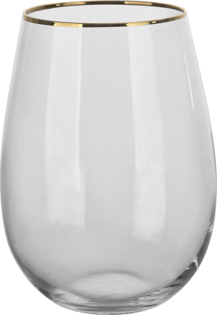 Krosno Szklanka do wina 500 ml Harmony Gold