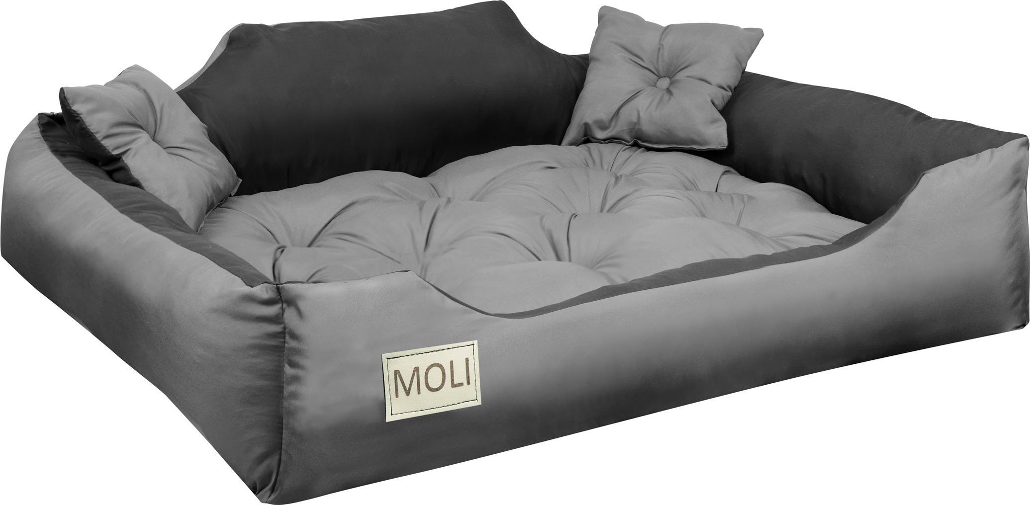 AIO FACTORY LEGOWISKO PERSONALIZOWANE MIKROFIBRA 100x75 SZARE