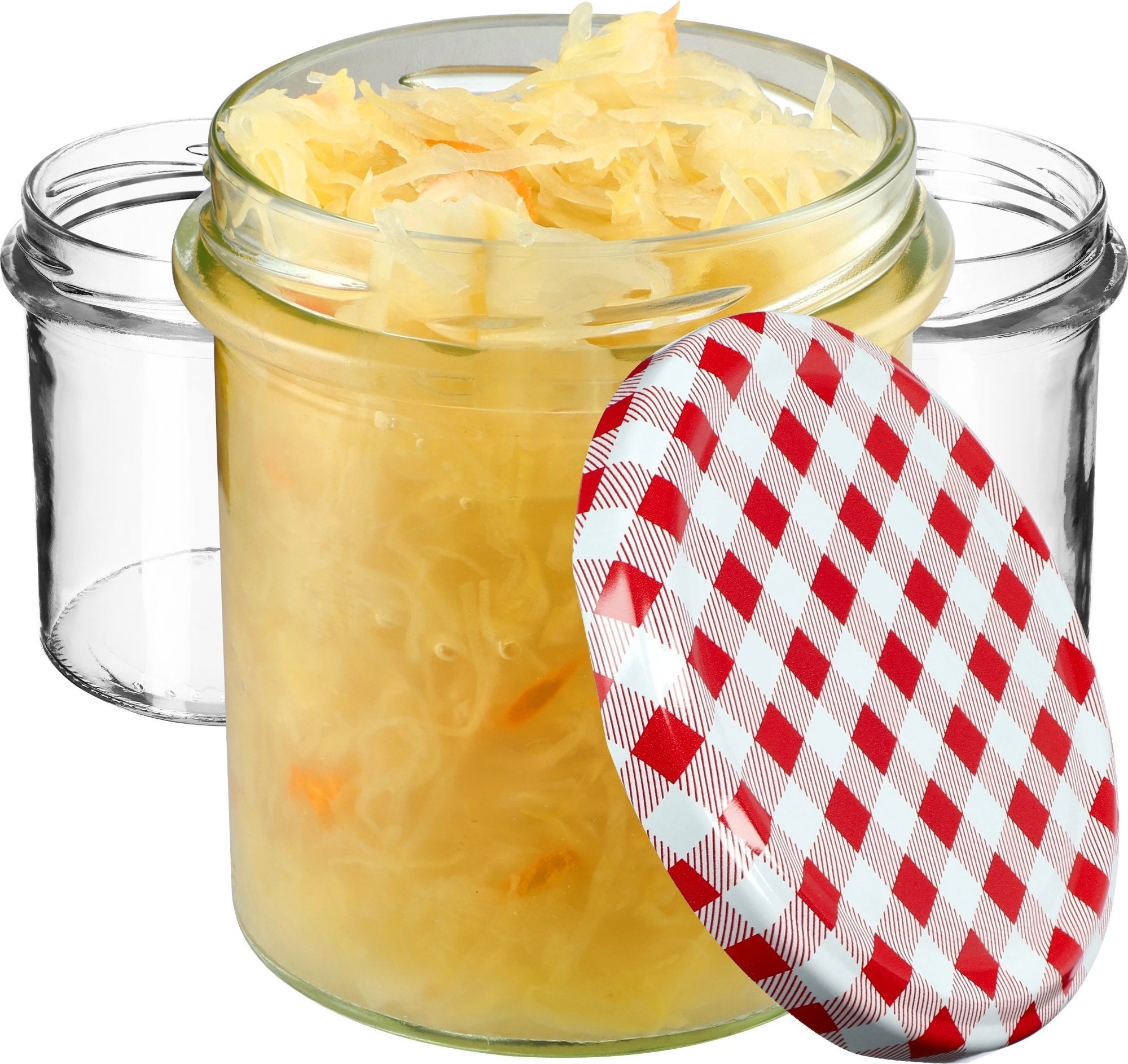 Kadax 20x Słoik 350ml Na Grzyby Miód Mięso Zakrętki fi82