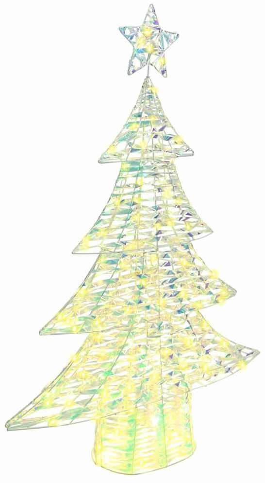 vidaXL Choinka z 120 diodami LED Ciepła biel 120 cm PET