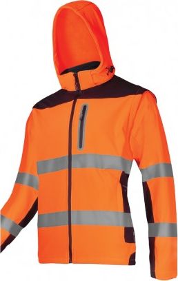 Lahti Pro Softshell Ostrzegawczy z Odpinanymi Rękawami Pomarańczowy L (L4092203)