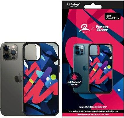 PanzerGlass ClearCase iPhone 12/12 Pro 6,1" Mikael B Limited Artist Edition Antibacterial