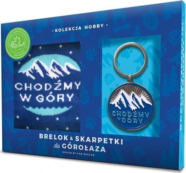 Breloczek Pan Dragon Zestaw brelok + skarpetki dla górołaza