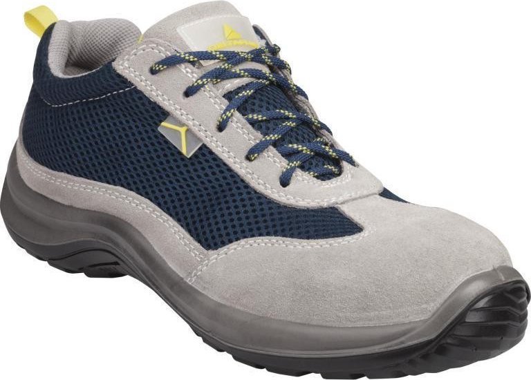 Delta Plus Półbuty z dwoiny welurowej i poliestru typu mesh podnosek i wkładka kompozytowe kolor szaro-niebieski rozmiar 36 PIED ASTISPGB36